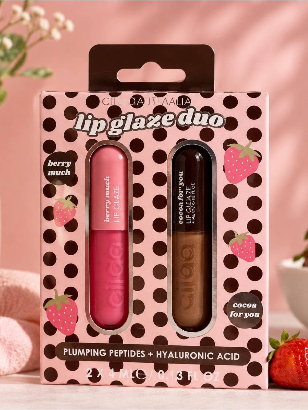Ciroa Lip Glaze Duo — Berry Much & Cocoa For You